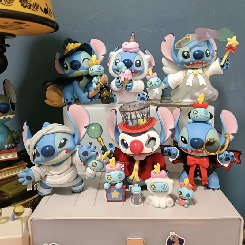 2025 New Stitch Funny Diary 2.0 Blind Box Figure Stich Peripheral Trendy Toys Dolls Desktop Ornaments for Girls Holiday Gifts